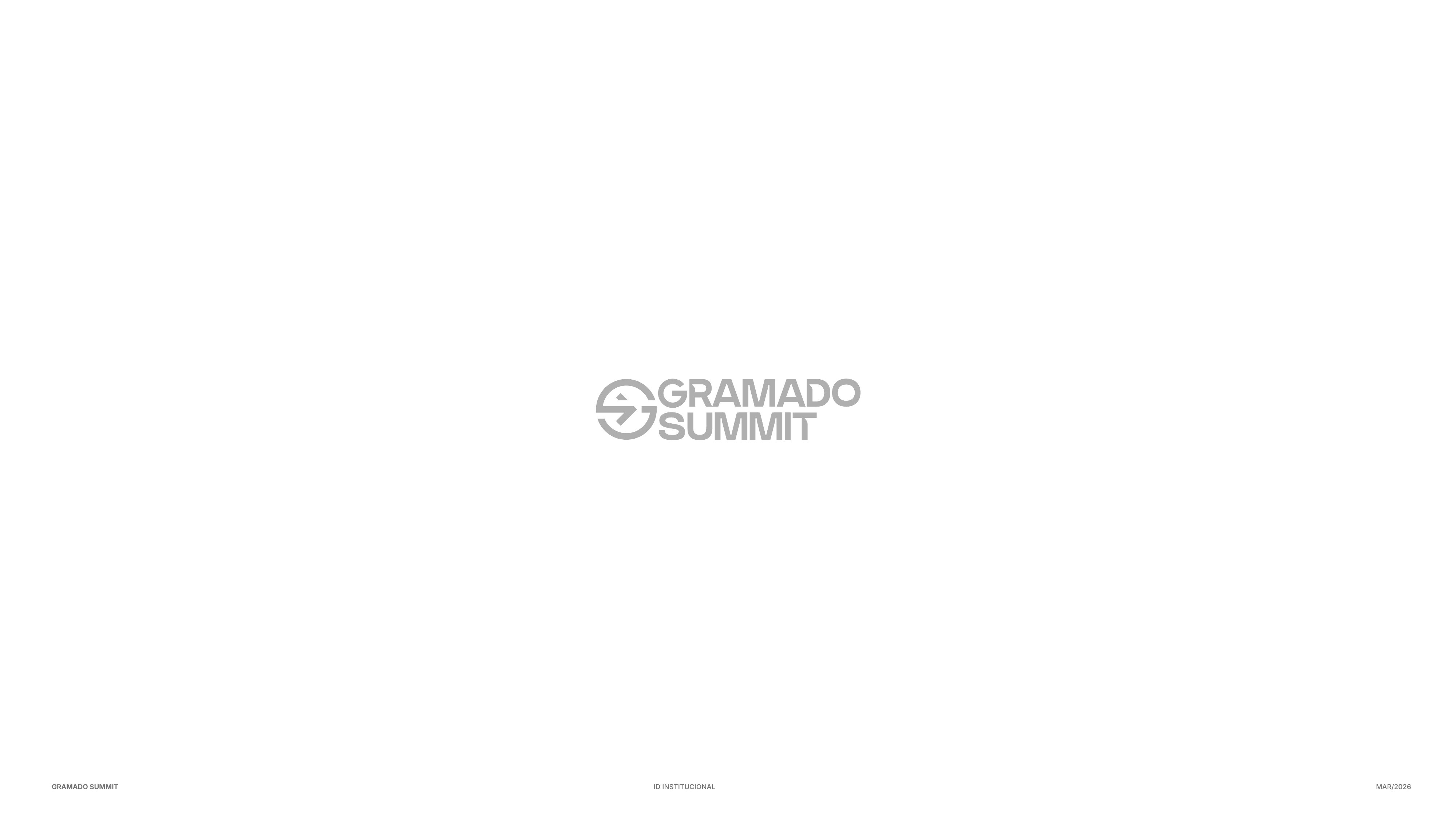 Apresentação Institucional GS — Gramado Summit
